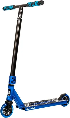 Miniatura 10 de Freestyle Pro Stunt Scooter 4.331 in Pro Scooter Ruedas HIC Sistema de compresión Kick Scooter Azul cromado