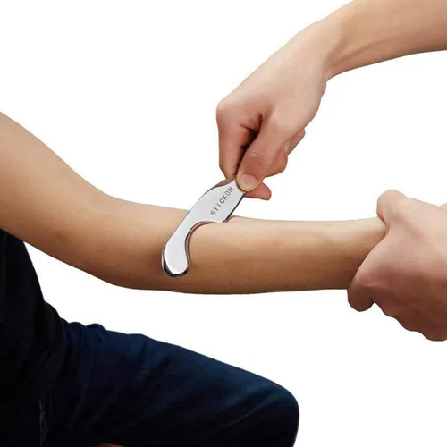 Miniatura 3 de Herramienta de masaje de raspado Gua Sha de acero inoxidable, herramientas STICKON IASTM, gran herramienta de movilización de tejidos blandos