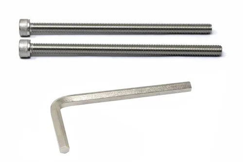 Miniatura 57 de iexcell 25 piezas M4 x 60/65/70/75/3.150 in paso de rosca 0.028 in acero inoxidable 304 cabeza hexagonal Tornillos Tornillos surtido Kit