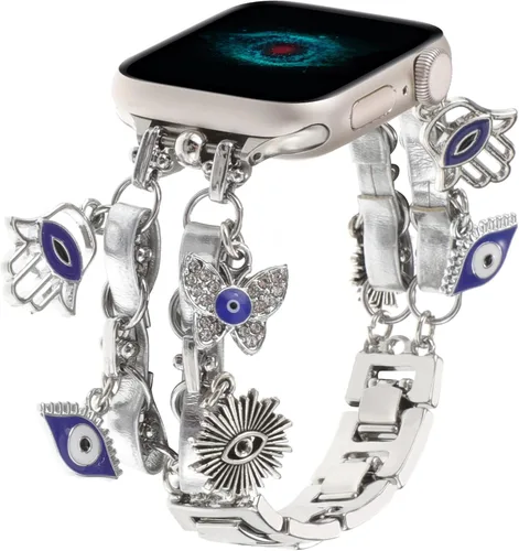 Miniatura 4 de Elegante pulsera compatible con Apple Watch Band de 1.496 pulgadas, 1.575 pulgadas, 1.614 pulgadas, 1.654 pulgadas, 1.732 pulgadas, 1.772 pulgadas