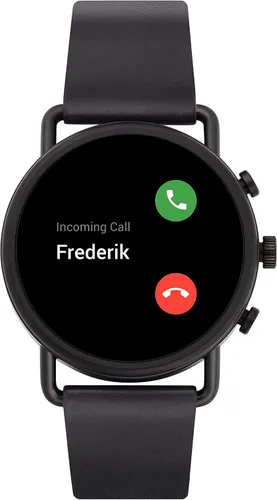 Miniatura 5 de Reloj inteligente con pantalla táctil de acero inoxidable con frecuencia cardíaca GPS NFC y notificaciones de teléfono inteligente Connected Falster