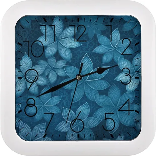 Miniatura 22 de 10" Square Modern Wall Clock,Ancient Egypt Print Kitchen Clocks Wall Battery Operated,Silent Non Ticking Unique Funny Cute Wall Clock for Living