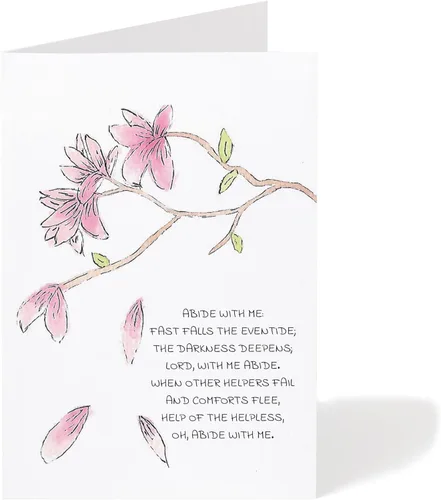 Miniatura 5 de Hymns By Hannah - Juego de 4 tarjetas de notas con sobres y sellos adhesivos para sobres, tarjetas de notas de 4 x 6 pulgadas, interior en blanco