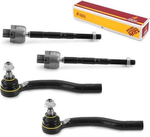 Miniatura 70 de Metrix Premium Chassis Parts - Juego de 4 barras de acoplamiento interior y exterior para Audi A3 15-16, Seat Leon 06-20 (México), 09-17 Volkswagen