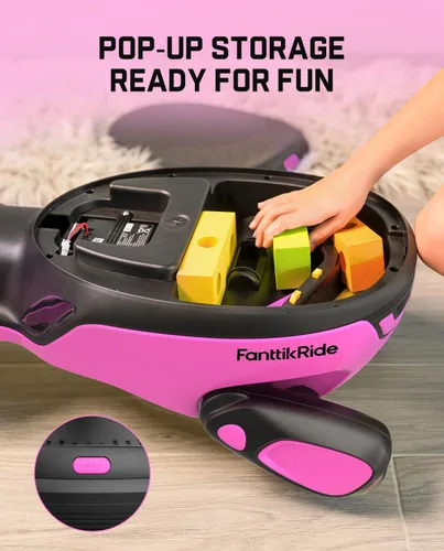 Miniatura 8 de FanttikRide N10 Classic Coche Eléctrico Wiggle con Pedal, Batería Recargable Tipo-C, Trapeador Desmontable con Un Solo Clic, GlideWiz, Antivuelco