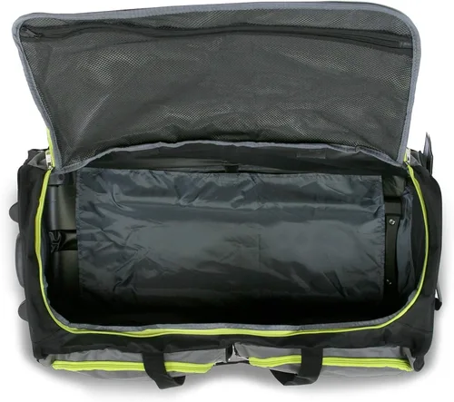 Miniatura 4 de Fila Bolsa de lona grande con 7 bolsillos, gris, lima, (GreyNeon Lime), Bolsa de lona grande con 7 bolsillos