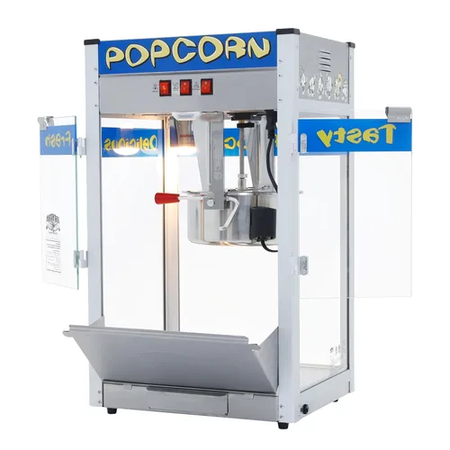 Miniatura 7 de Máquina de palomitas de maíz Pop Heaven - Caldero de acero inoxidable de 12 oz, bandeja de rechazo de granos, luz de calentamiento y accesorios