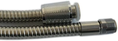 Miniatura 6 de Pieza de repuesto de manguera de cabezal rociador para grifo de fregadero de cocina, acero inoxidable, 59 pulgadas, níquel cepillado