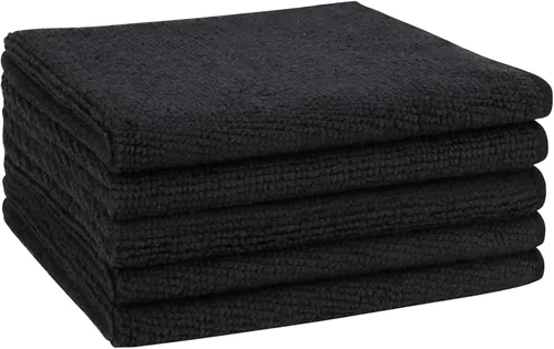 Miniatura 48 de AIDEA Paño de Limpieza de Microfibra Negro 10PK, Toallas de Microfibra para Autos, Paños de Lavado Premium, Paños para Limpiar Polvo Libres