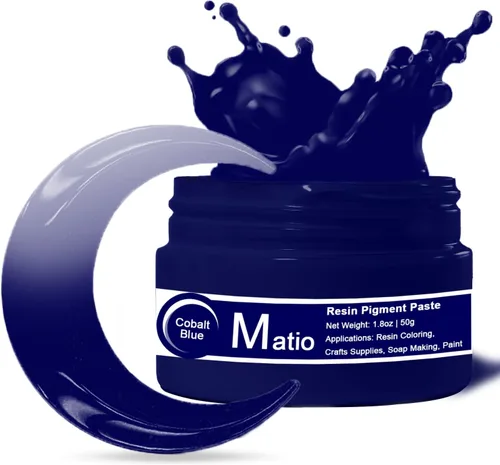 Miniatura 21 de Matio Pasta de pigmento de resina blanca, colorante de resina epoxi opaca, colorante de resina epoxi opaca de 1.8 oz/50 g, colorante concentrado