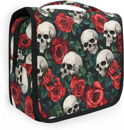 Miniatura 31 de MNSRUU Hanging Toiletry Bag Goth Bats Moons and Stars Travel Makeup bag for Toiletries Portable Travel Toiletry Organizer Cosmetic Bags with Hanging