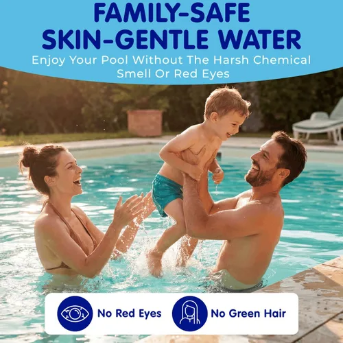 Miniatura 8 de Algicida mensual para piscina, algicida de piscina para piscina enterrada y piscina sobre el suelo, tratamiento mensual efectivo para prevenir