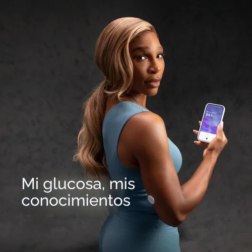 Miniatura 7 de Lingo Monitor Continuo de Glucosa (CGM) y Aplicación. Fabricado por Abbott. Conozca el impacto de lo que come. 1 biosensor Lingo dura hasta 14