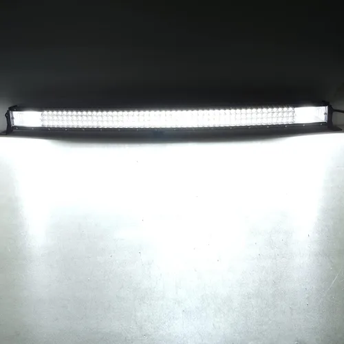 Miniatura 6 de Willpower Barra de luz LED curvada de 52 pulgadas, 675 W, combo de luces LED todoterreno con conector DT, arnés de cableado, luces de conducción
