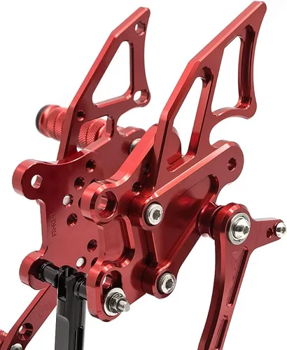 Miniatura 5 de PROCNC Billet Juego de estriberas traseras para motocicleta, reposapiés totalmente ajustables, apto para YZF R25 R3 2014-2021 MT-25 MT-03 MT25 MT03