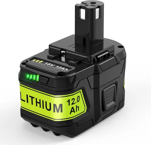 Futurebatt 12ah - Batería de repuesto para Ryobi 18V P102 P103 P104 P105 P107 P108 P109 P122 Batería de repuesto de alta capacidad compatible con