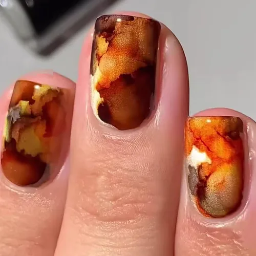Miniatura 15 de Uñas postizas cuadradas cortas a presión, uñas postizas de color rosa, de cobertura completa, uñas postizas con purpurina plateada con diseños