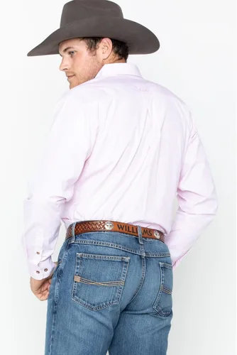 Miniatura 2 de ARIAT Camisa de rayas Pro Series Dayne Mini Stripe para hombre, Taeger - Pala francesa