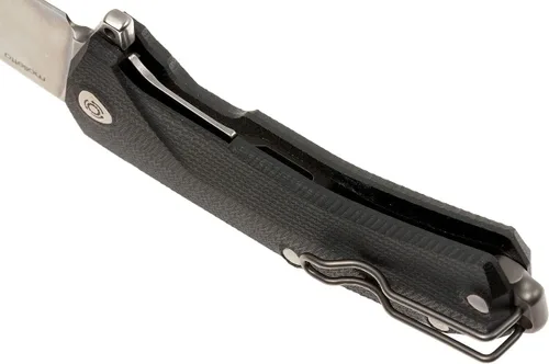 Miniatura 5 de LionSTEEL KUR EDC - Cuchillo plegable, hoja de acero lavada a la piedra de Sleipner