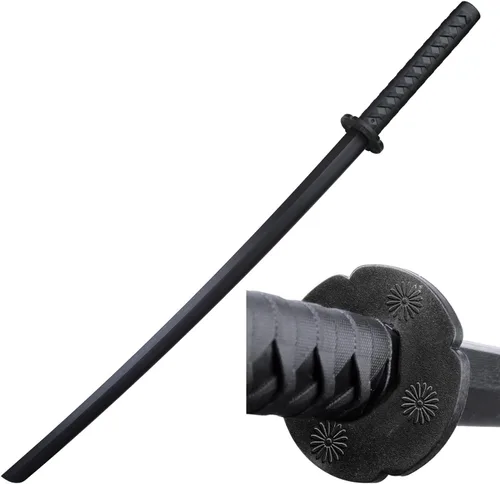 Miniatura 7 de Master USA Training Sword, Black Polypropylene Samurai Style Handle-Sparring Practice Equipment