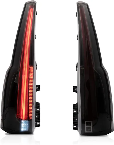VLAND Conjunto de luces traseras para Chevy Tahoe Suburban 2015-2020, lámpara trasera con DRL y luces antiniebla y señal de giro, enchufar y usar,
