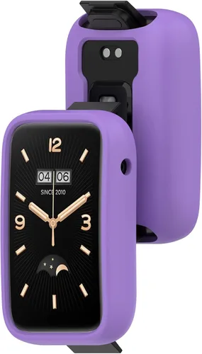 Miniatura 6 de Funda compatible con Xiaomi Mi Band 7 Pro Watch Funda colorida a prueba de golpes Funda protectora de silicona para Xiaomi Mi Band 7 Pro Smartwatch