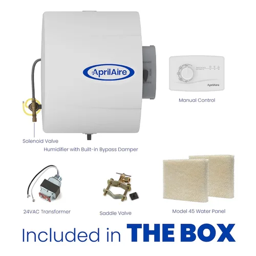 Miniatura 6 de AprilAire 400M Humidificador para toda la casa, humidificador manual para ahorrar agua, humidificador para toda la casa de gran capacidad