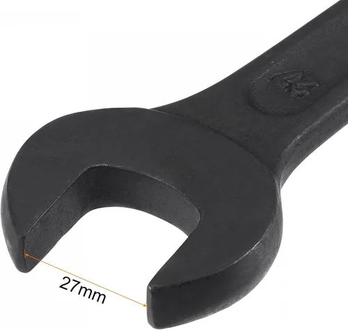 Miniatura 3 de uxcell Llave de extremo abierto de 1.063 in, herramienta de mano de llave de cabeza única de acero de carbono
