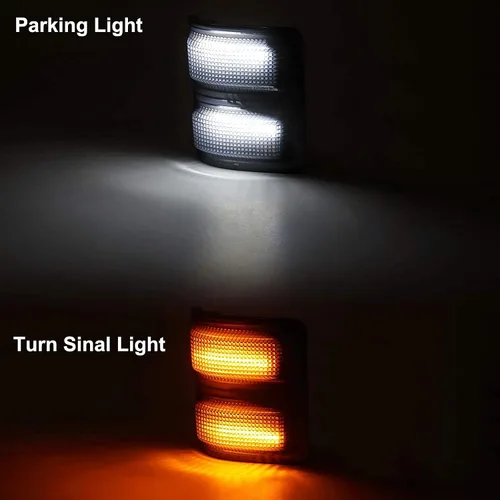 Miniatura 5 de Xinctai Juego de luces LED para espejo lateral Switchback, señal de giro para Ford F150 2013-2014, Ford F250 F350 F450 F550 Super Duty 2008-2016