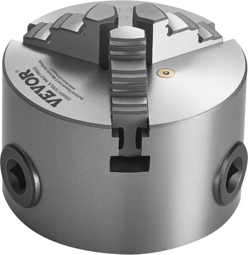 Miniatura 9 de VEVOR - Portabrocas para torno de 3 mandíbulas, 7,62 cm (80 mm), Portabrocas autocentrante, Rango de sujeción de 2-63 mm (0,08-2,48 pulgadas)