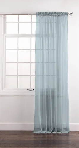 Miniatura 22 de Stylemaster Elegance Cenefa recta de gasa transparente, 60 x 14 pulgadas, color dorado