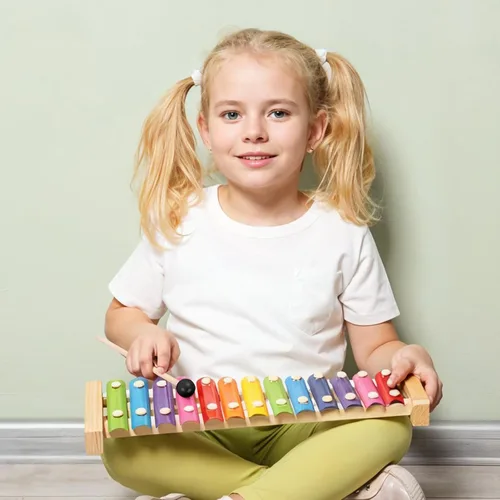 Miniatura 4 de 4 mazos de tambor de lengua de acero, palitos de tambor de goma pequeños de 5.9 pulgadas para xilófono, instrumentos musicales, mazo, mango