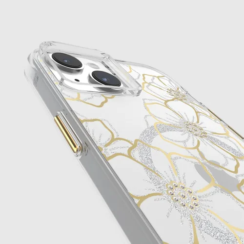 Miniatura 5 de Case-Mate Funda para iPhone 15 Plus - Flores con Gemas [Protección contra caídas de 12 pies] [Compatible con MagSafe] Cubierta magnética