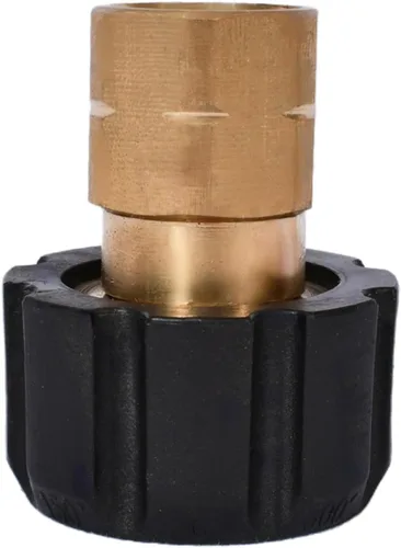 Miniatura 5 de Adaptador de lavadora a presión 3/8 '' FNPT x M22-0.551 in Rosca Hembra Acoplador de Arandela Eléctrica Acoplador de Repuesto Herramientas Acoplador