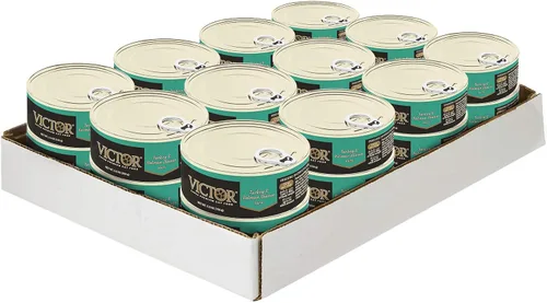 Miniatura 6 de Victor Super Premium - Comida para gatos – Cortes de pollo rallado sin granos en salsa – Alimento húmedo enlatado sin granos para gatos
