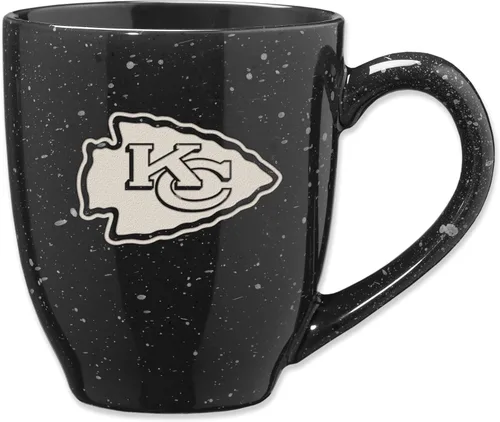Miniatura 20 de Rico Industries - Taza de café de cerámica con grabado láser de color del equipo de fútbol de la NFL, 16 oz