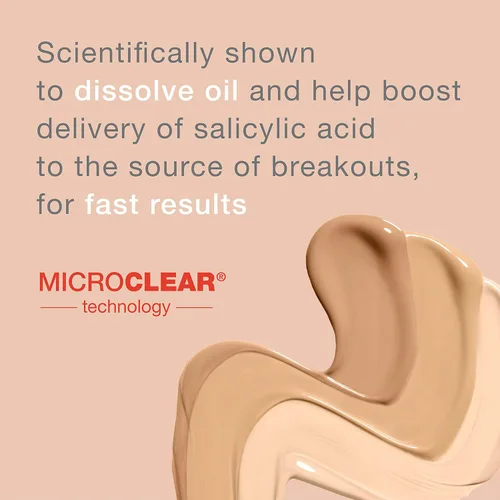 Miniatura 3 de Neutrogena SkinClearing - Base líquida para combatir el acné y las imperfecciones sin aceite, con medicamento para el acné con ácido salicílico al