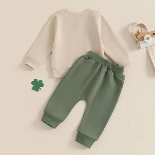 Miniatura 102 de Adobabirl Conjunto de sudadera y pantalones de Halloween para bebé, sudadera y pantalones con parche de calabaza para Halloween, otoño, ropa de bebé
