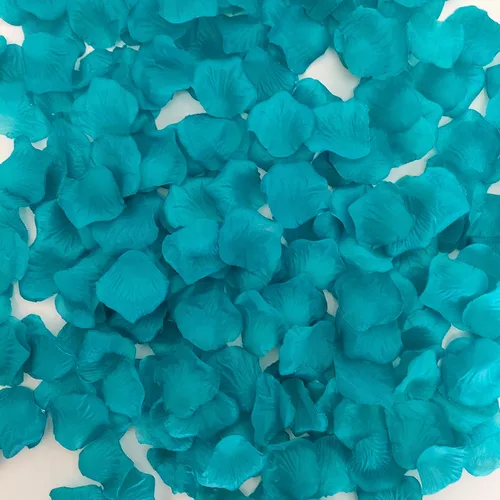Miniatura 20 de ATFL Pétalos de rosa negros de 0.9 libras, 5000 pétalos de flores falsas negras para bodas, pétalos de flores para noche romántica para él, pétalos