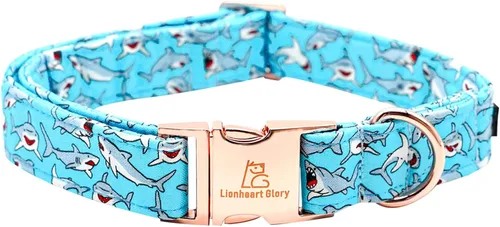 Miniatura 37 de Lionheart glory Collar de perro, Collar de perro azul Collar de perro para niños Collar ajustable de dinosaurio para perros pequeños Regalo
