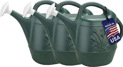 Miniatura 20 de PMU Regadera de 2 galones, regadera de jardín para plantas de interior y exterior, lata de agua de plástico con cabezal de rociador desmontable