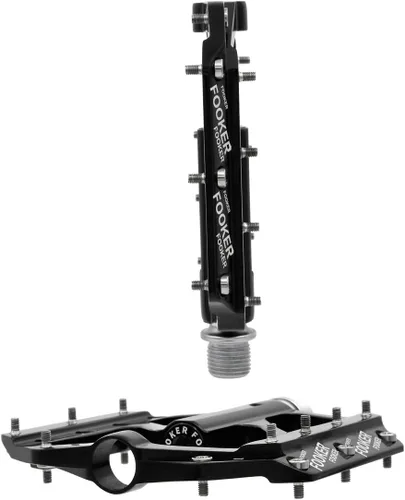 Miniatura 4 de FOOKER Bike Pedals Non-Slip Aluminum Alloy MTB Mountain Bike Pedals 3 Bearing 9/16" for Road BMX MTB Bikes