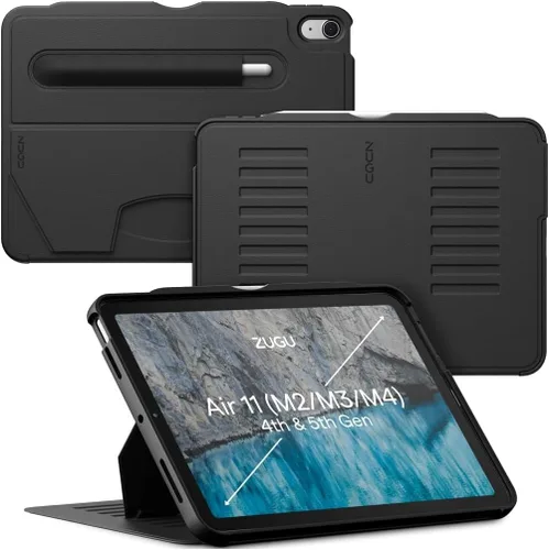 Miniatura 9 de ZUGU CASE Para iPad Air 11 M4 2026/M3 2025/M2 2024 iPad Air 4 y 5 de 10.9 pulgadas (2020/2022) – Protector ultrafino, soporte magnético, cubierta