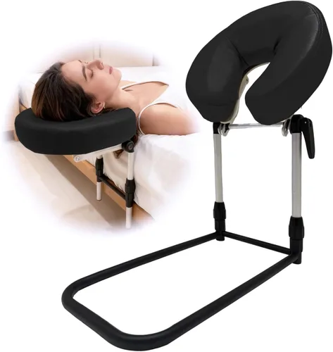Reposacabezas de masaje para cama facial, kit de masaje ajustable para el hogar, cojín de cabeza para boca abajo, soporte para reposacabezas de