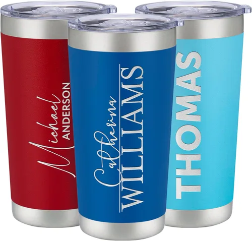 Miniatura 20 de Vasos de viaje personalizado de 20 y 30 onzas, con aislamiento