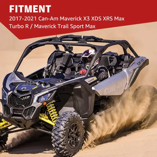 Miniatura 9 de HAKA TOUGH Luces de colmillo de señal de giro con luz blanca amarilla para Can Am Maverick X3 XDS XRS Max Turbo R/Maverick Trail Sport Max