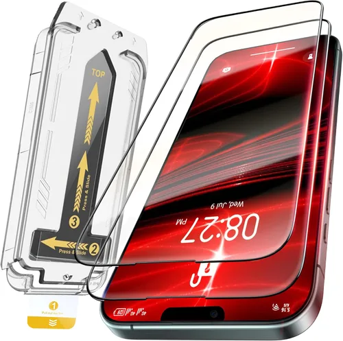 Miniatura 20 de TEMPRTEK+ Paquete de 2 Protectores de Pantalla para iPhone 17 Pro Max Compatible con iPhone 16 Pro Max Protector de Pantalla de Privacidad - 9H