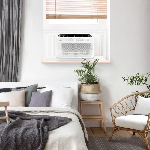 Miniatura 4 de Keystone Energy Star - Aire acondicionado inversor montado en ventana de 8,000 BTU con calor suplementario, unidad de aire acondicionado de ventana