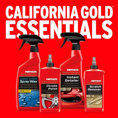 Miniatura 7 de Mothers California Gold pulidor para artículos cromados, 12 oz. — Limpia y abrillanta parachoques, ruedas, adornos y accesorios cromados, protege