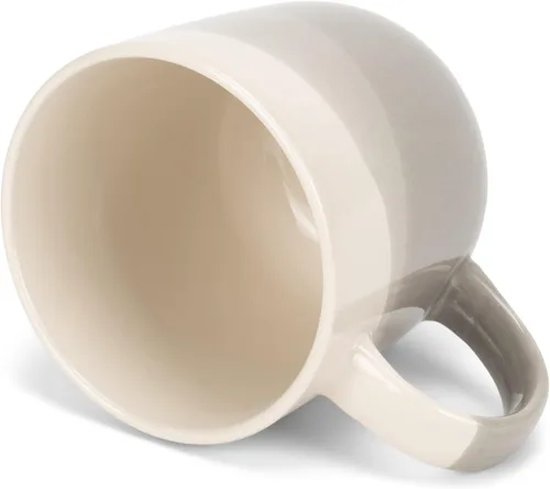 Miniatura 21 de Elanze Designs Paquete de 2 tazas de café de cerámica de cerámica de 14 onzas, color verde eucalipto